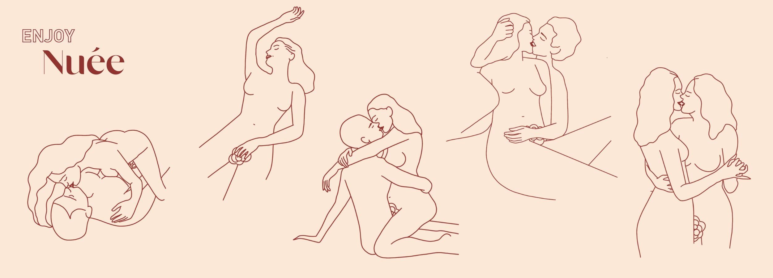 Illustrazione dell'uso di Nuee vibro tattile vibrante ciottolo sextoy giocattolo del sesso per le donne orgasmo libido