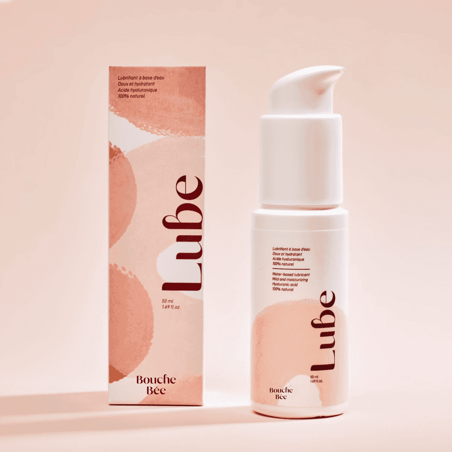 Lube lubrifiant à l'acide hyaluronique 100% naturel Bouche Bée posé