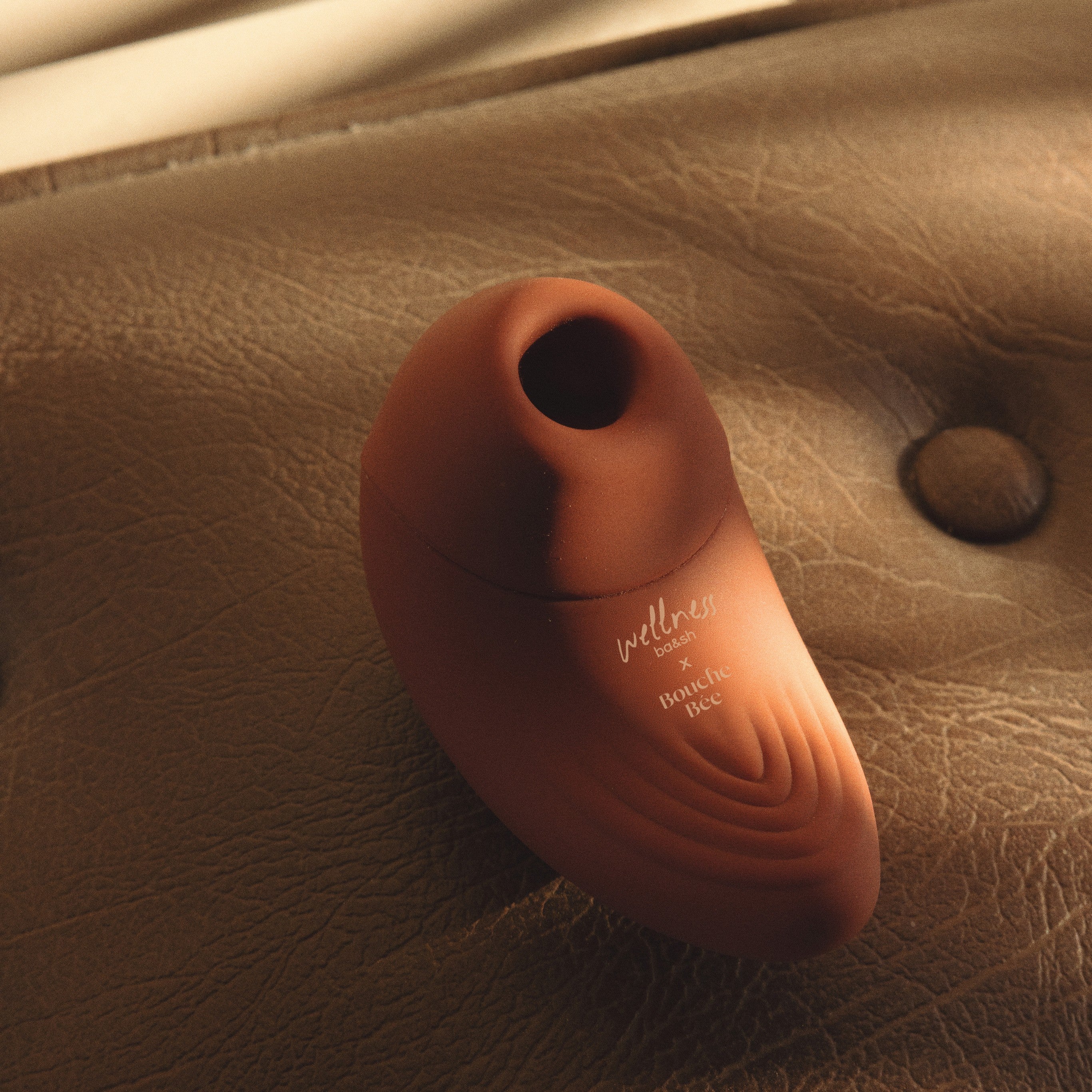 Ona sur un cuir soleil