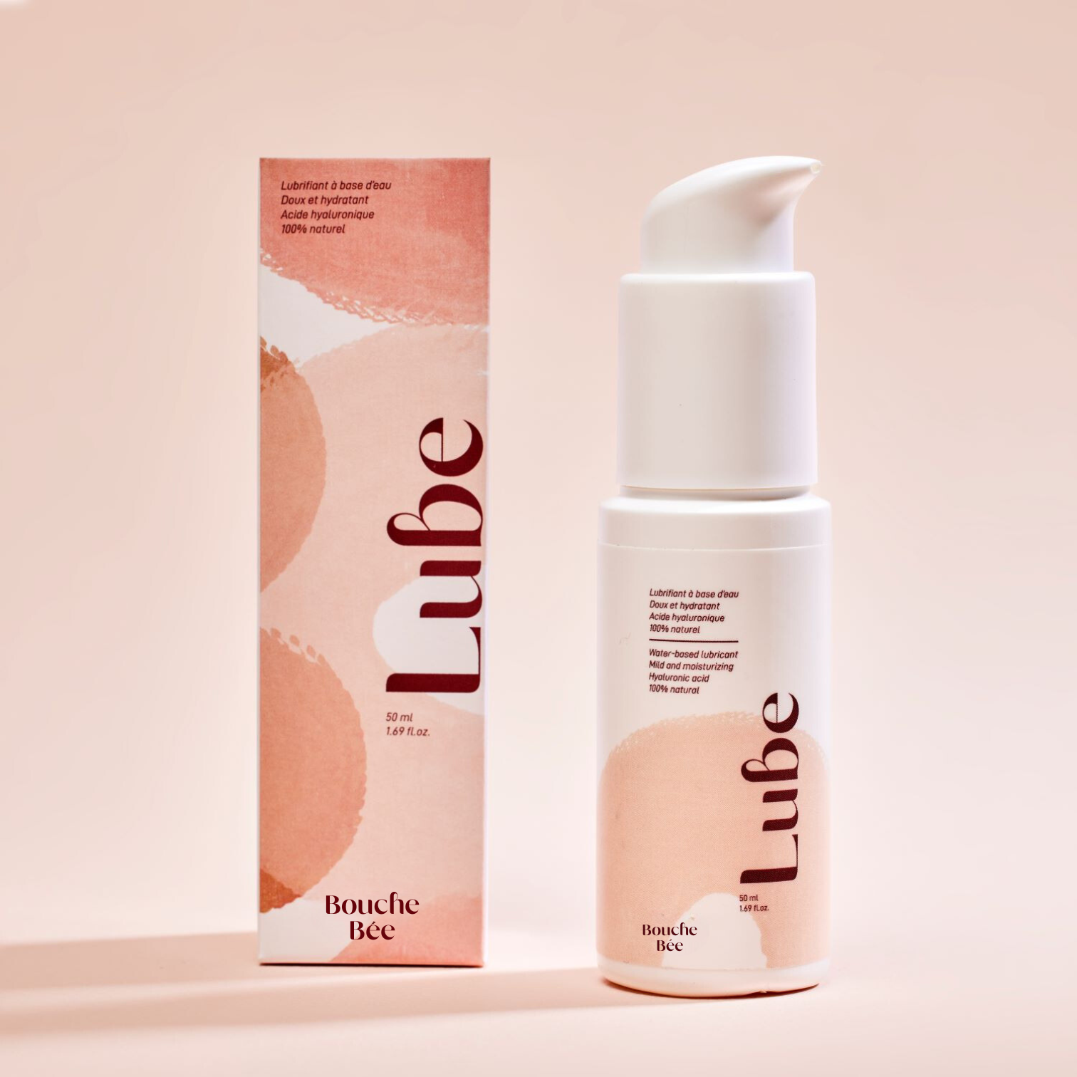 Packshot lube de Bouche Bee lubrifiant 100% naturel à l'acide hyaluronique soin hydratant