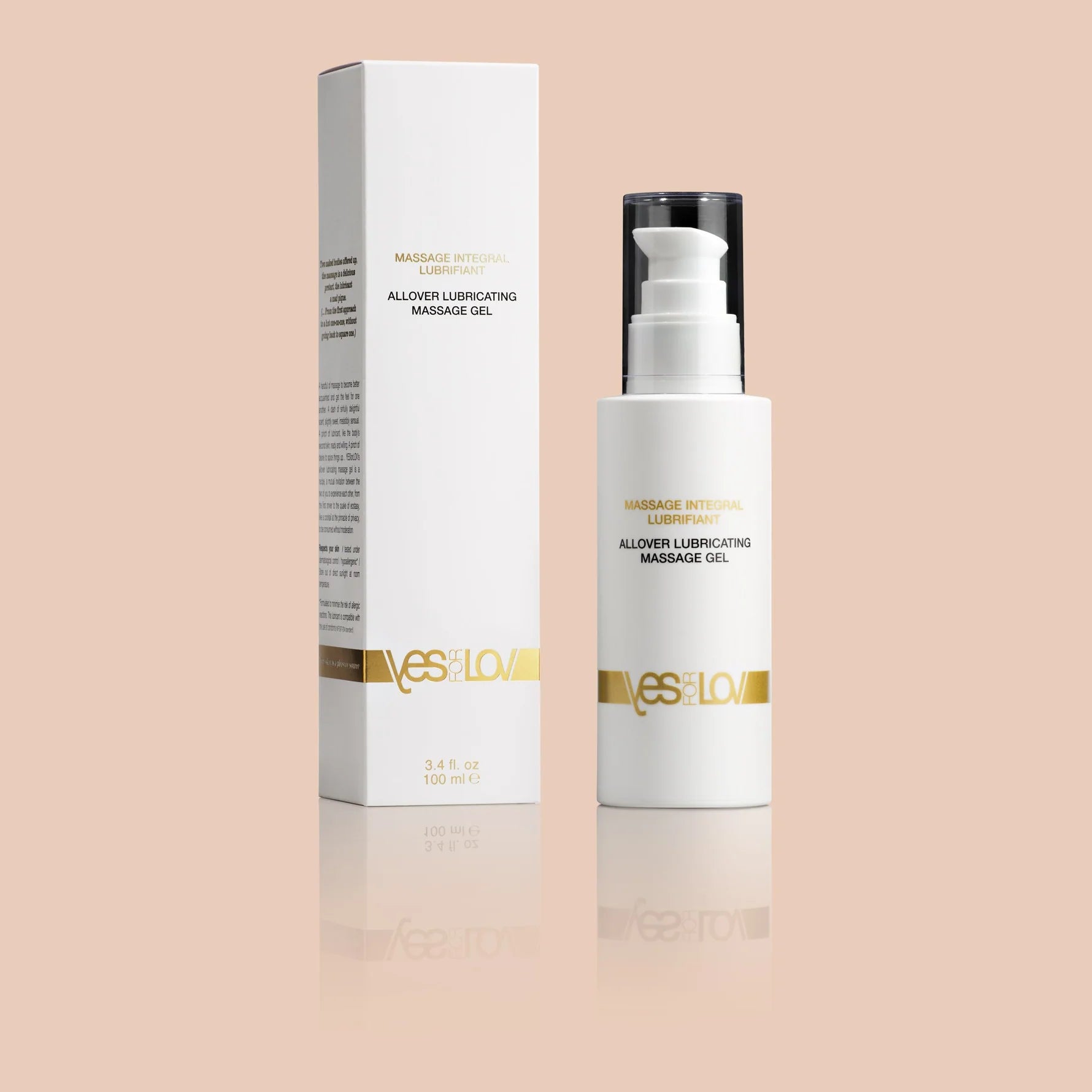Packshot massage lubricant oil perfume